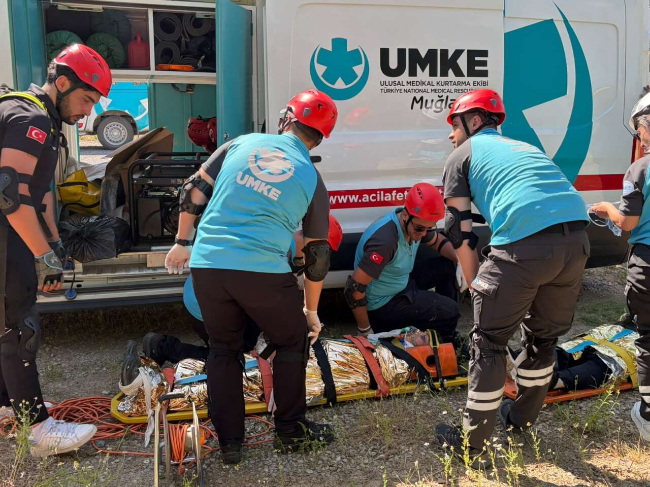 Muğla'da UMKE Ekiplerinden Nefes Kesen Tatbikat Gerçeği Aratmadı 3